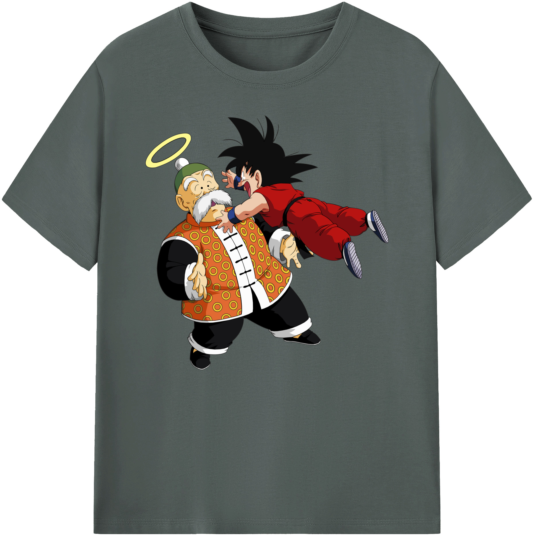 （画像用） ドラゴンボール 孫悟空（そん ごくう）Son Goku カカロット DRAGON BALL Kakarotto 綿100％ メンズ半袖Tシャツ｜肌触りやわらか＆通気性